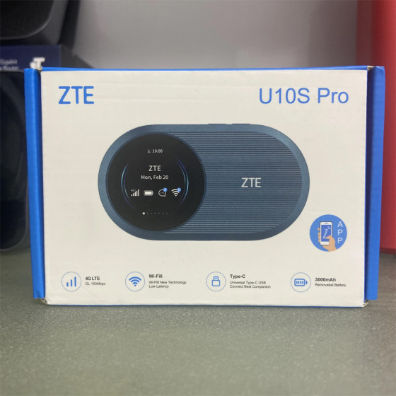 ZTE U10S Pro 4G LTE WiFi 6 随身WiFi